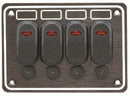 Fuse Panel, Quadruple, Waterproof, 95X133 Mm