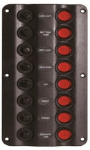 Fuse Panel, Wave Design, Octagon, 12V
