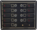 Fuse Panel, Waterproof, 9-Lu, USB, 12V
