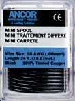 Ancor Mari̇n Cable,Single, 3Mm², Black, 3.6Mt Reel