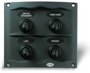 Hella Marine Fuse Panel, 4 Piece, Gray, 107X95Mm