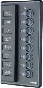 P8Fa Switch Panel, Type:P8F, 12/24V