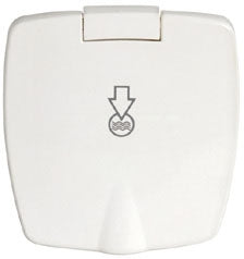 Freshwater Inlet/Pressure Reducer, Square, White