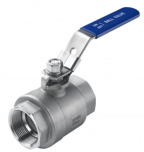Ball Valve, Stainless Steel, 1" 1/2