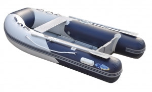 X-Cape Wooden Based Inflatable Boat, Navy Blue, 230 Cm