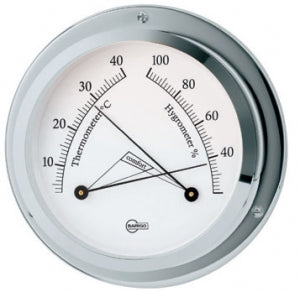 Barigo Star Series Thermo-Hygrometer, Chromium