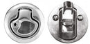 Recessed Handle, Stainless Steel, Ø 5cm, Locked