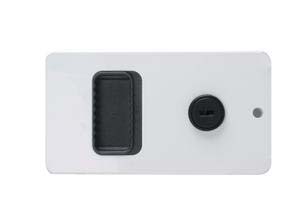 Mobella Flush Sliding Door Lock, Stainless Steel