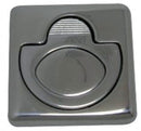 Recessed Handle, Square, Stainless Steel