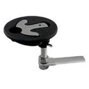 Taco Recessed Handle, Plastic/Stainless Steel, Ø 63mm