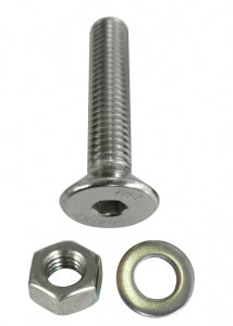 Countersunk Head Imbus Bolt, Ss304, M5X40, Nut, Washer, 4pcs