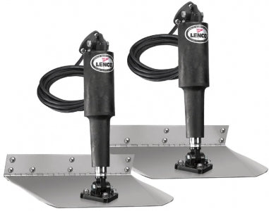 Lenco Trim Tab Set  12"X36" (30X91Cm), 12V