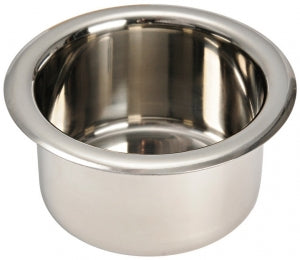 Cup Holder, Recessed, Stainless Steel