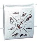 Can be attached to the backrest, steel rope and rope, does not sink