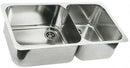 Sink, Stainless Steel, Double, 600X320 Mm.