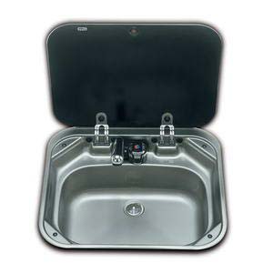 Sink, With Faucet, 420X370Mm