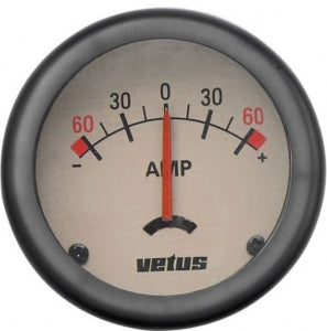 Ampw Ammeter, Cream, 12/24V