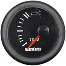 Trim12B Trim Indicator, 12V, 52mm, Black Dial