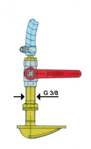 Wcapset Water Inlet Kit For Ø 25, 30 And 35 Mm Shafts