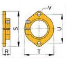 Flk30 Sleeve Connection Flange, 30 Mm