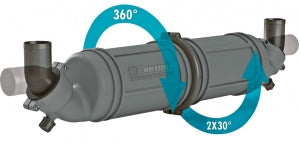 Nlph45 Vetus Waterlock/Muffler, Ø 45 Mm