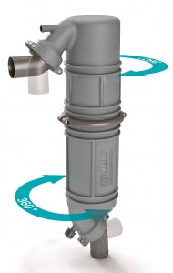 Nlpg50 Vetus Muffler/Goose Neck, Ø 51 Mm