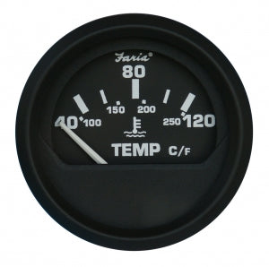 Faria Su Hararet Göstergesi̇, 12V, Si̇yah