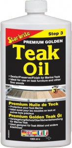 85132 Ü.Vasifli Ti̇k Yaği, Prem.Golden Teak Oil, Qt