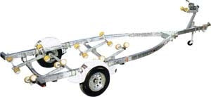 Loadrite Tek Aksli Roller Römork, Boy 620 Cm