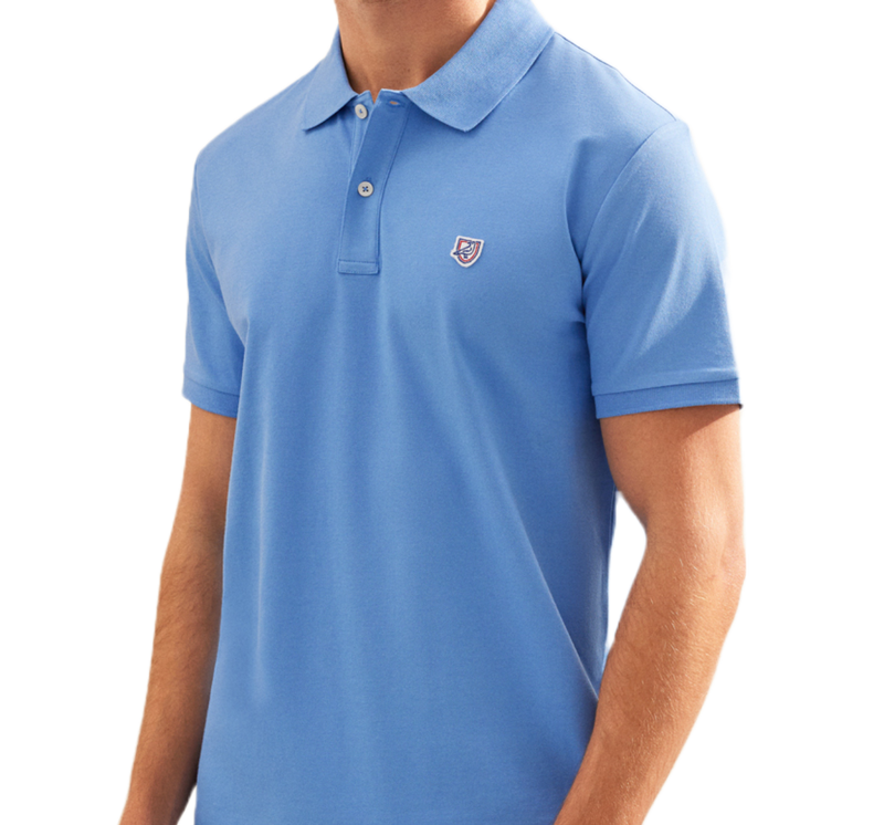 Polo Yaka Mavi Erkek T-Shirt