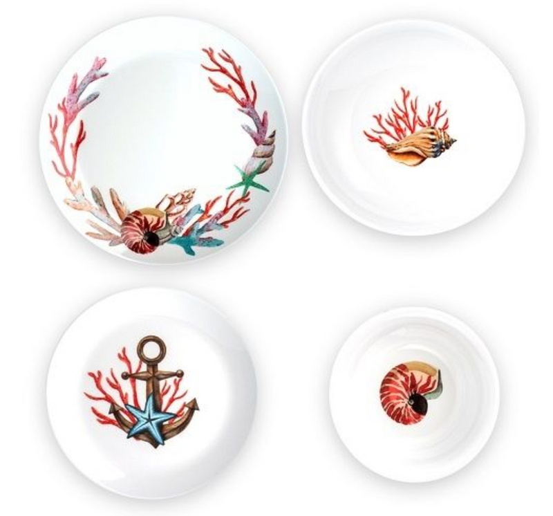 Melamine Plate Set Underwater